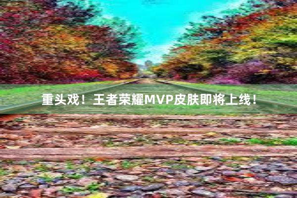 重头戏！王者荣耀MVP皮肤即将上线！