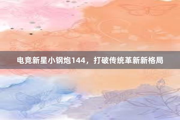 电竞新星小钢炮144，打破传统革新新格局