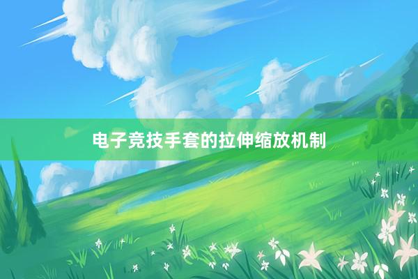 电子竞技手套的拉伸缩放机制