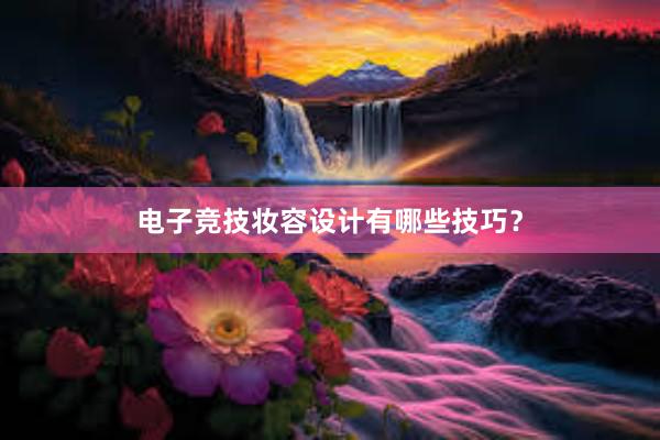 电子竞技妆容设计有哪些技巧？