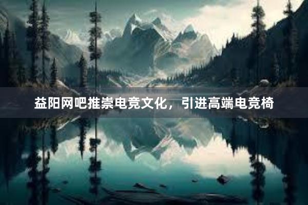 益阳网吧推崇电竞文化，引进高端电竞椅